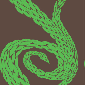 Seamless texture of green snake skin
