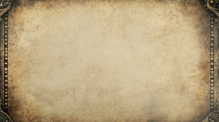 Fototapeta premium A blank, empty film strip background, offering a clean canvas for adding custom elements, text, or images in a vintage film-inspired theme
