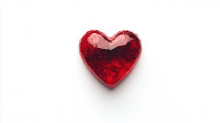 Fototapeta premium Valentine's Day valentine heart background romantic ideas decorations gifts crafts background wallpaper backdrop isolated white background