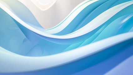 Bright abstract health and wellness background with smooth curves, perfect for text about mental health