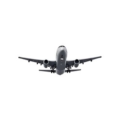 airplane isolated on white background