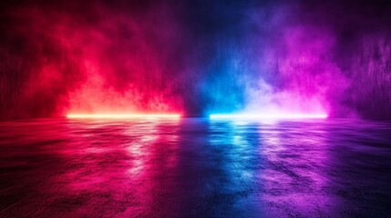 Fototapeta premium Neon cyberpunk background