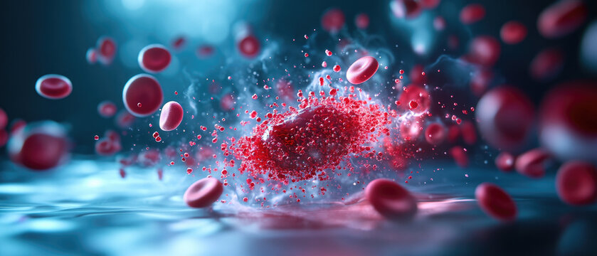 Understanding artery blockage detailed cholesterol buildup illustration human body medical content health environment educational viewpoint vascular health concept - Powered by Adobe