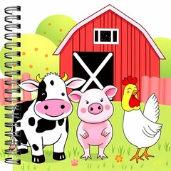 Obraz premium Notebook cover pattern