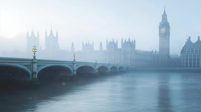 houses of parliament seamless looping overlay 4k virtual video animation background