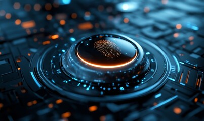 Fingerprint Scanner Enhancing Transaction Security and Cybersecurity Fingerprint scanning technology ensures robust security measures, safeguarding transactions and bolstering cybersecurity