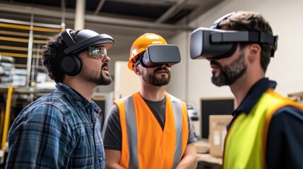 Construction engineers using VR simulations to test structural integrity before physical implementation.