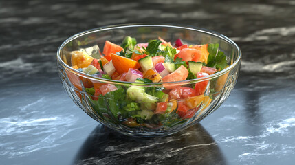 Vibrant Homemade Salad: Fresh, Healthy, and Deliciously Nutritious! food diet meal cook lunch vegan 