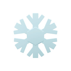Fototapeta premium a 3d illustration of snowflake