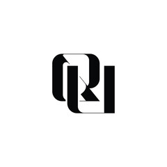 QU monogram logo design letter text name symbol monochrome logotype alphabet character simple logo