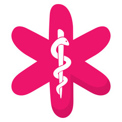 Hand Drawn Health Cross Symbol