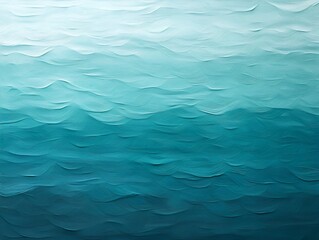 Obraz premium A soothing gradient of teal and turquoise with subtle ripples resembling a calm ocean surface