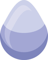 Shiny drop of serum, moisturizer, or other cosmetic product, forming a sphere, representing purity, hydration, and skincare