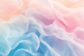 Obraz premium Pastel Draped Fabric Abstract Background