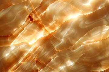 Horizontal artwork featuring a gradient of gold tones with white accents and streaks