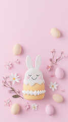 Obraz premium Vector illustration of a traditional Easter cake (kulich)