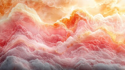 Abstract Pink and Orange Cloud like Texture Dreamy Textured Background Image