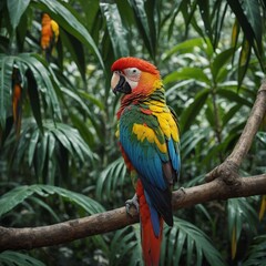 Obraz premium blue and yellow macaw