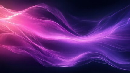 Fototapeta premium Dynamic Flowing Abstract Waves in Pink and Purple