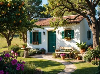 Fototapeta premium casita de campo