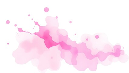 Obraz premium pink paint splashes