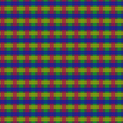 Colorful Plaid Pattern, Geometric Plaid Design