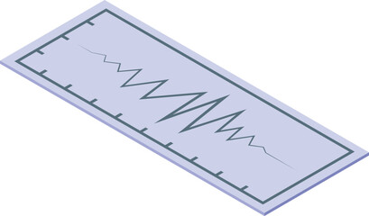 Cardiogram report showing patient heartbeat activity, medical healthcare concept