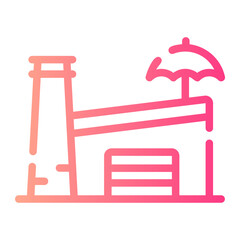 industry Line Gradient Icon