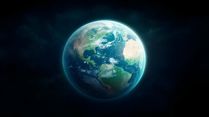 Earth, space view, continents, clouds, night, global, environmental, background