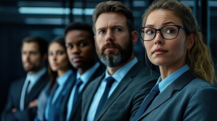 Security manager discussing safety strategies with a diverse team in a modern conference room.