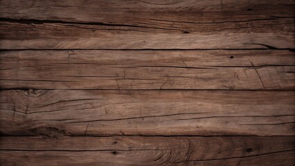 Fototapeta premium Processed collage of old cracked brown wood material texture. Background for banner, backdrop or texture for 3D mapping 