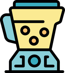 Kitchen blender mixing ingredients for healthy drinks and culinary creations