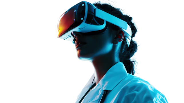 Innovative technology enables virtual reality exploration in modern research lab setting