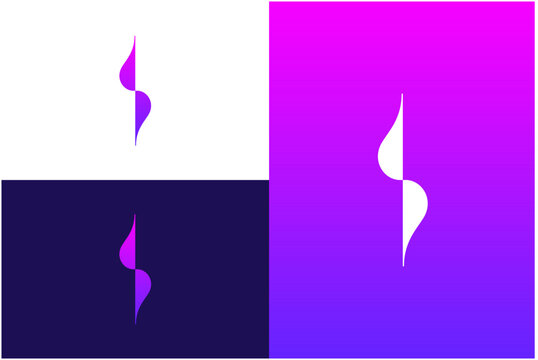 LUXURY GEOMETRIC LETTER S LOGO