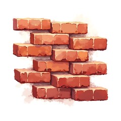 Obraz premium red brick wall logo