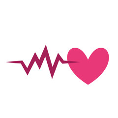 Heartbeat and Heart Icon