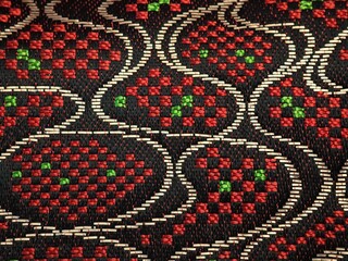 Thai style fabric pattern,Thai style fabric pattern background.