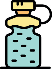 Reusable water bottle embodying hydration, promoting an eco conscious lifestyle, and featuring a convenient carrying handle