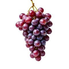 Fototapeta premium red grapes isolated on white background