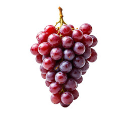 Fototapeta premium red grapes isolated on white background