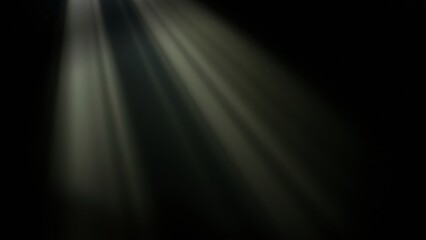 Dramatic Light Rays in Darkness - Abstract Background