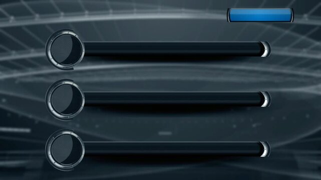 Sports menu template animated background and colorful motion graphics for tv sports
