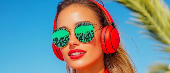 Woman with Headphone Listening to Love Song --chaos 15 --ar 104:45 --style raw --profile dv858fd --stylize 550 --v 6.1 Job ID: 2f8ea6a2-0ee9-437e-8b5c-3cfbeaa7559e