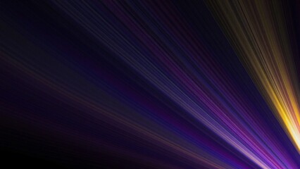 Fototapeta premium Abstract Purple and Gold Light Rays Background