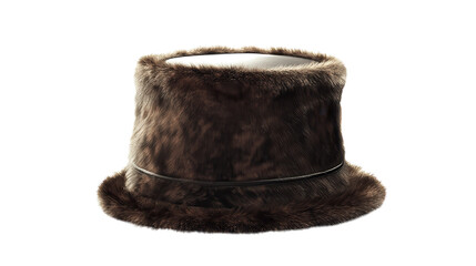 Stylish brown fur bucket hat displayed against a neutral background for fashion enthusiasts seeking unique accessories