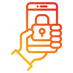 Obraz premium Lock Icon 