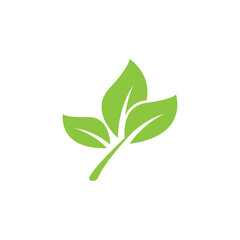 Logos of green Tree leaf ecology