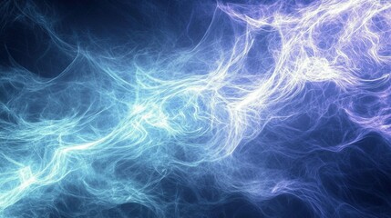 Obraz premium Abstract Blue and Purple Energy Light Plasma Nebula Background Texture