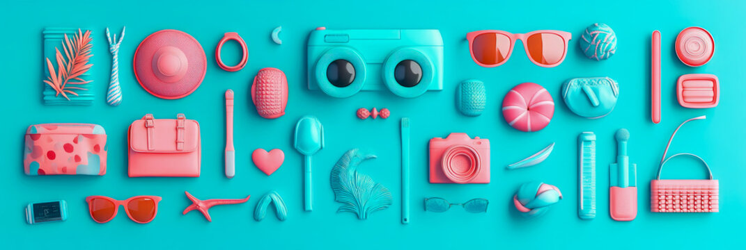 Summer Vacation Essentials: Pastel Paradise