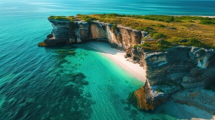 Summer beach landscape. Luxury vacation and holiday concept, summer travel banner.